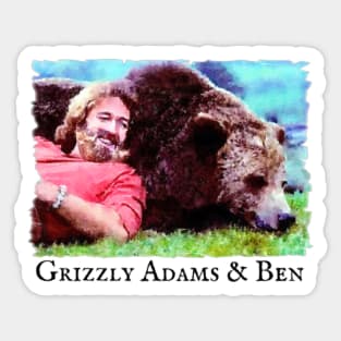 Grizzly Adams & Ben Sticker